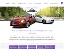 Tablet Screenshot of kainuunautokoulu.fi